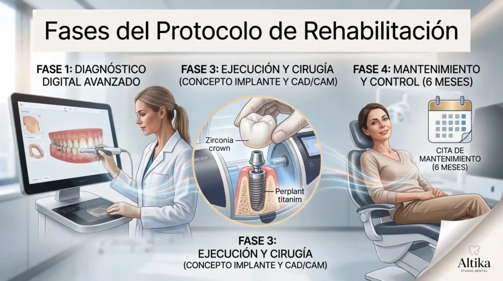 Las fases de la rehabilitación oral paso a paso